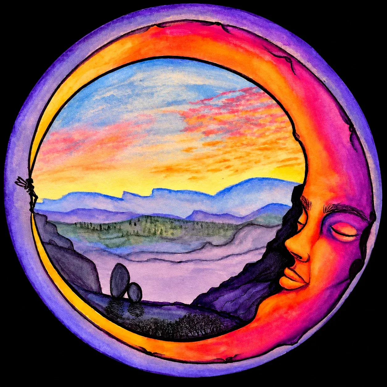 The Faerie in the moon