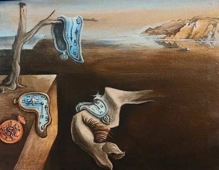 This rendition of Salvador Dali's Famous Work "Persistence of Memory" hides 10 Differences