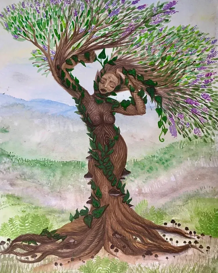 There is legend that says there is a spirit in the trees, the celts believed that the fae included elementals and sprites such as these.